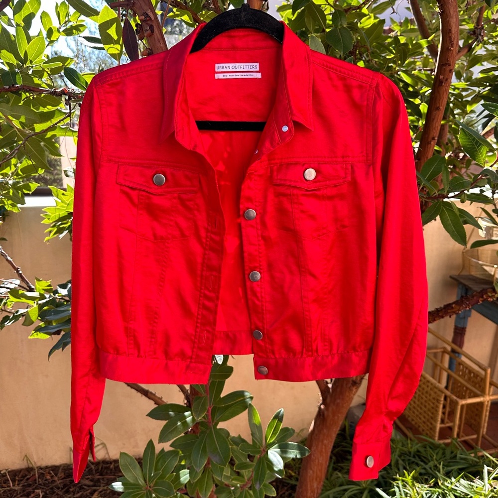 Retro Urban Outfitters Satin Jacket/Top